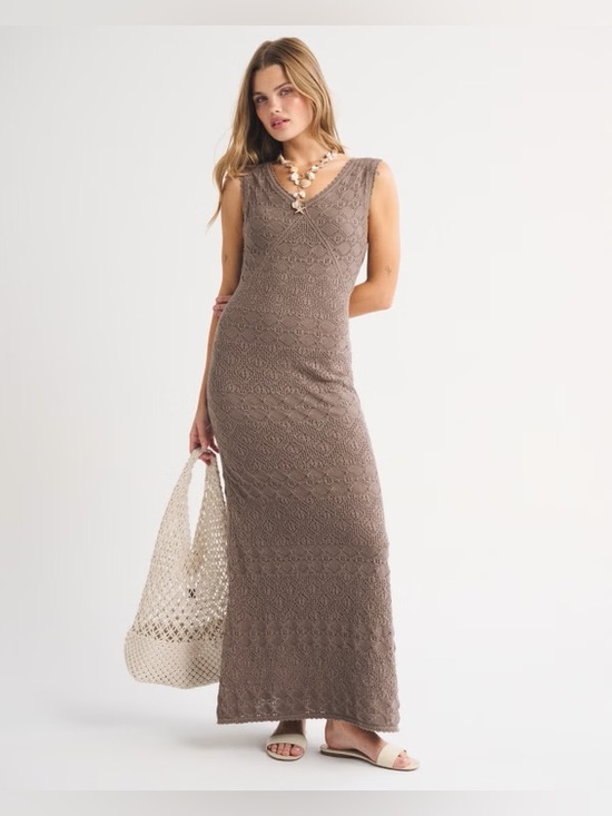 Abercrombie & Fitch Dresses & Skirts - NWT Abercrombie and Fitch Pointelle Maxi Dress